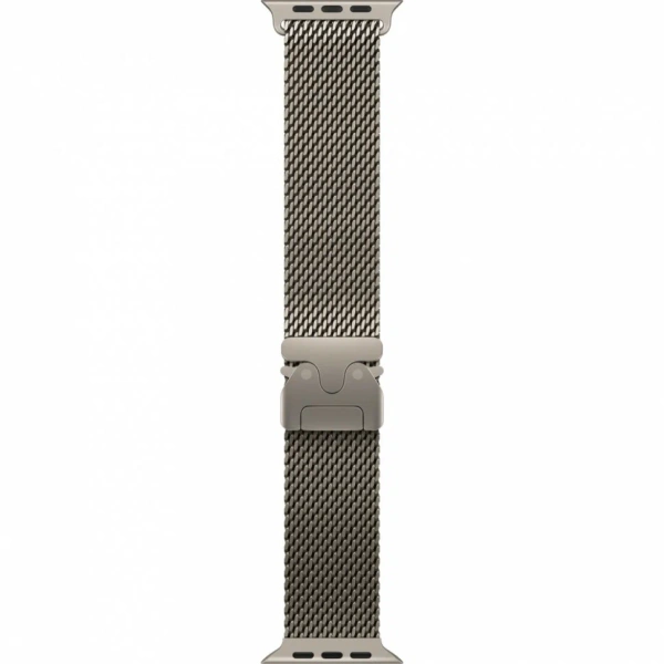 Apple Watch Series Ultra 3 49mm Natural Titanium Case with Natural Titanium Milanese Loop M
